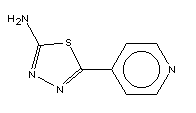 2-氨基-5-(4-吡啶基)-1,3,4-噻重氮结构式_2002-04-2结构式