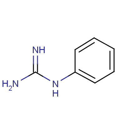 1-苯基胍结构式_2002-16-6结构式