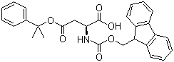 Fmoc-Asp(2-苯基异丙基酯)-OH结构式_200336-86-3结构式