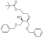 2,2-二甲基-,3-[(1S,2R)-2-羟基-3-(苯基甲氧基)-1-[(苯基甲氧基)甲基]丙氧基]丙酸丙酯结构式_200636-22-2结构式