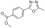 Methyl 4-(5-methyl-1,3,4-oxadiazol-2-yl)benzoate Structure,201050-72-8Structure