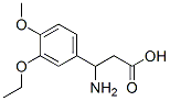 3-氨基-3-(3-乙氧基-4-甲氧基苯基)-丙酸结构式_201408-36-8结构式