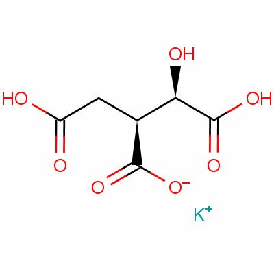 (1R,2s)-1-hydroxy-1,2,3-propanetricarboxylic acid monopotassium salt Structure,20226-99-7Structure