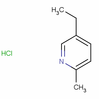 Pyridine, 5-ethyl-2-methyl-, hydrochloride Structure,2024-89-7Structure