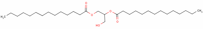 1 2-Dimyristoyl-rac-glycerol Structure,20255-94-1Structure