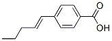 4-Pent-1-enyl-benzoic acid Structure,202798-06-9Structure