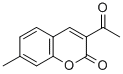 3-乙酰基-7-甲基-2H-色烯-2-酮结构式_20280-93-7结构式