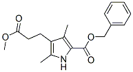 5-(苄氧羰基)-2,4-二甲基-3-吡咯丙酸甲酯结构式_20303-31-5结构式
