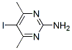 2-氨基-4,6-二甲基-5-碘嘧啶结构式_2033-47-8结构式