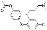 8-乙酰氧基-2-氯-10-(3-二甲基氨基丙基)-10h-吩噻嗪结构式_20333-81-7结构式