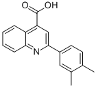 2-(3,4-Dimethylphenyl)quinoline-4-carboxylic acid Structure,20389-06-4Structure