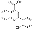 2-(2-氯苯基)-4-喹啉羧酸结构式_20389-09-7结构式