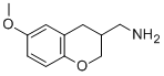 (6-Methoxy-chroman-3-yl)-methylamine Structure,203987-26-2Structure
