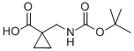1-[[[(1,1-Dimethylethoxy)carbonyl]amino]methyl]cyclopropanecarboxylic acid Structure,204376-48-7Structure