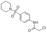 2-氯-n-[4-(哌啶-1-基磺酰基)苯基]乙酰胺结构式_20491-97-8结构式