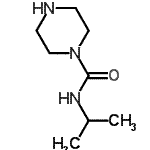(9ci)-n-(1-甲基乙基)-1-哌嗪羧酰胺结构式_205116-57-0结构式