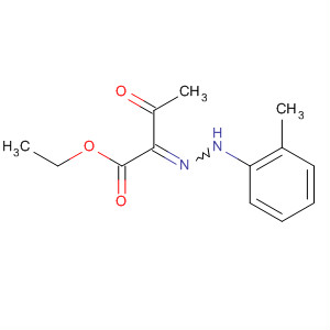Butanoic acid, 2-[2-(2-methylphenyl)hydrazinylidene]-3-oxo-, ethyl ester Structure,20532-69-8Structure