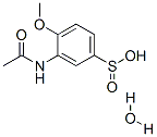 3-乙酰氨基-4-甲氧基苯磺酸水合物结构式_205526-67-6结构式