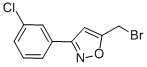 5-Bromomethyl-3-(3-chlorophenyl)isoxazole Structure,205928-88-7Structure