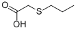 (丙基硫代)乙酸结构式_20600-60-6结构式