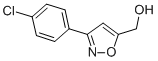 [3-(4-Chlorophenyl)isoxazol-5-yl]methanol Structure,206055-90-5Structure