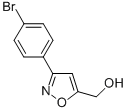 [3-(4-Bromophenyl)isoxazol-5-yl]methanol Structure,206055-91-6Structure