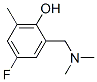 2-二甲氨基甲基-4-氟-6-甲基苯酚结构式_2062-47-7结构式