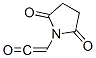 (9ci)-1-(氧代乙烯)-2,5-吡咯烷二酮结构式_206535-32-2结构式