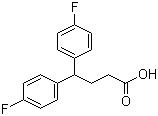 4,4-Bis(4-fluorophenyl)butyric acid Structure,20662-52-6Structure