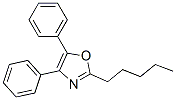 2-戊基-4,5-二苯基噁唑结构式_20662-96-8结构式