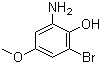 2-Amino-6-bromo-4-methoxyphenol Structure,206872-01-7Structure