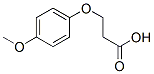3-(4-Methoxyphenoxy)propanoic acid Structure,20811-60-3Structure