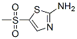 2-氨基-5-甲基磺酰基噻唑结构式_20812-13-9结构式