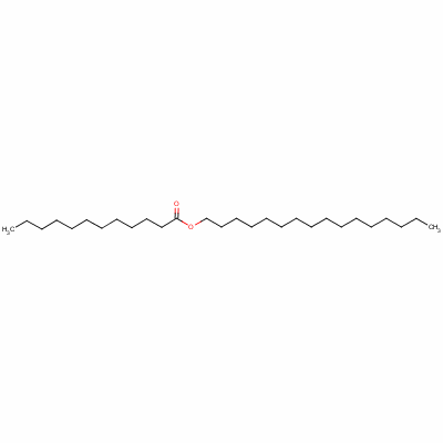 十二(烷)酸十六(烷)酯结构式_20834-06-4结构式