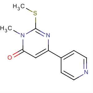 3-Methyl-2-methylsulfanyl-6-pyridin-4-yl-3h-pyrimidin-4-one Structure,208655-21-4Structure