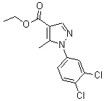 Ethyl 1-(3,4-dichlorophenyl)-5-methyl-1h-pyrazole-4-carboxylate Structure,208944-53-0Structure