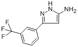 5-(3-三氟甲基苯基)-2H-吡唑-3-胺结构式_209224-91-9结构式