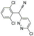 6-氯-α-(2,6-二氯苯基)-3-哒嗪甲腈结构式_209412-06-6结构式