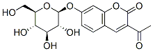 3-乙酰基-7-[beta-d-葡萄糖氧基]-香豆素结构式_20943-16-2结构式