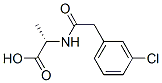 (9ci)-n-[(3-氯苯基)乙酰基]-丙氨酸结构式_209995-96-0结构式