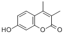 3,4-二甲基伞形酮结构式_2107-78-0结构式