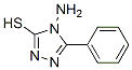 4-氨基-5-苯基-4H-1,2,4-噻唑-3-硫醇结构式_21089-45-2结构式