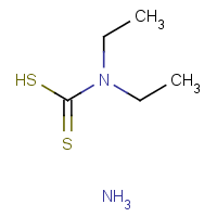 二乙基二硫代氨基甲酸铵结构式_21124-33-4结构式