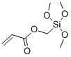丙烯酰氧基甲基三甲氧基硅烷结构式_21134-38-3结构式