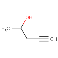 4-戊炔-2-醇结构式_2117-11-5结构式