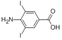 4-氨基-3,5-二碘苯甲酸结构式_2122-61-4结构式