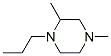 (9ci)-2,4-二甲基-1-丙基-哌嗪结构式_212307-33-0结构式