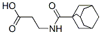 3-[(1-金刚烷羰基)氨基]丙酸结构式_21241-42-9结构式
