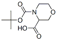 4-(tert-Butoxycarbonyl)morpholine-3-carboxylic acid Structure,212650-43-6Structure