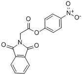 4-硝基苯基(1,3-二氧代-1,3-二氢-2H-异吲哚-2-基)乙酸酯结构式_21313-49-5结构式